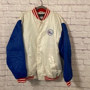 Philadelphia 76ers NBA Harwood Classics varsity jacket